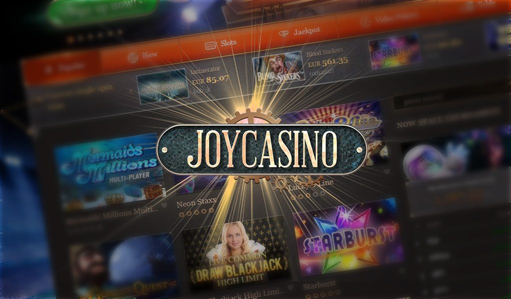 Джой казино официальный сайт вход